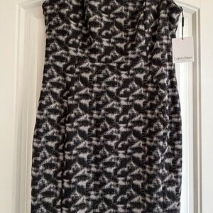 Calvin Klein Little Black and White Dress